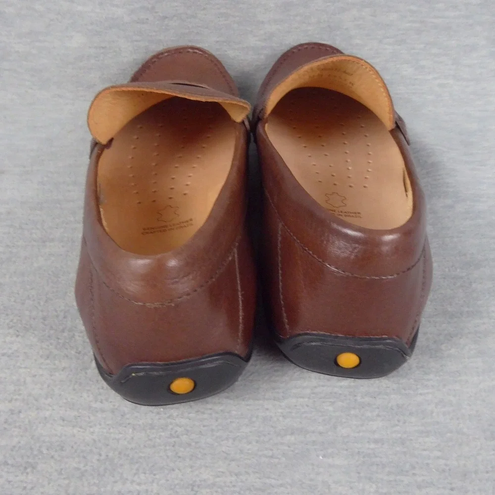 Samuel Hubbard Free Spirit Penny Loafers Mens 9.5W Brown Leather Shoes